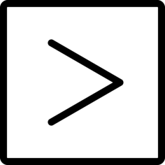 Right Square Button Outline Stencil Svg Vector, Free Vectors File